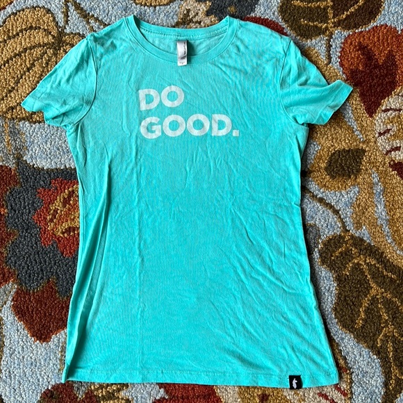 cotopaxi Tops - 💖 Cotopaxi. Turquoise Short Sleeve Tee. Size M